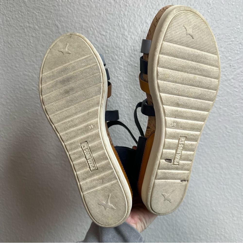 PIKOLINOS Blue and Yellow Sandals - Picture 9 of 10